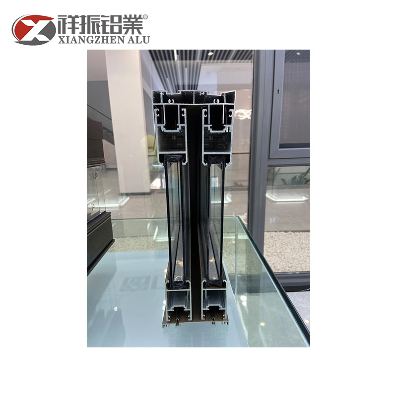 Foshan Factory Wholesale Aluminium Double Glazed Doors and Windows Extremely Narrow Side Sliding Door Extrusion Profile Aluminum Extrusion