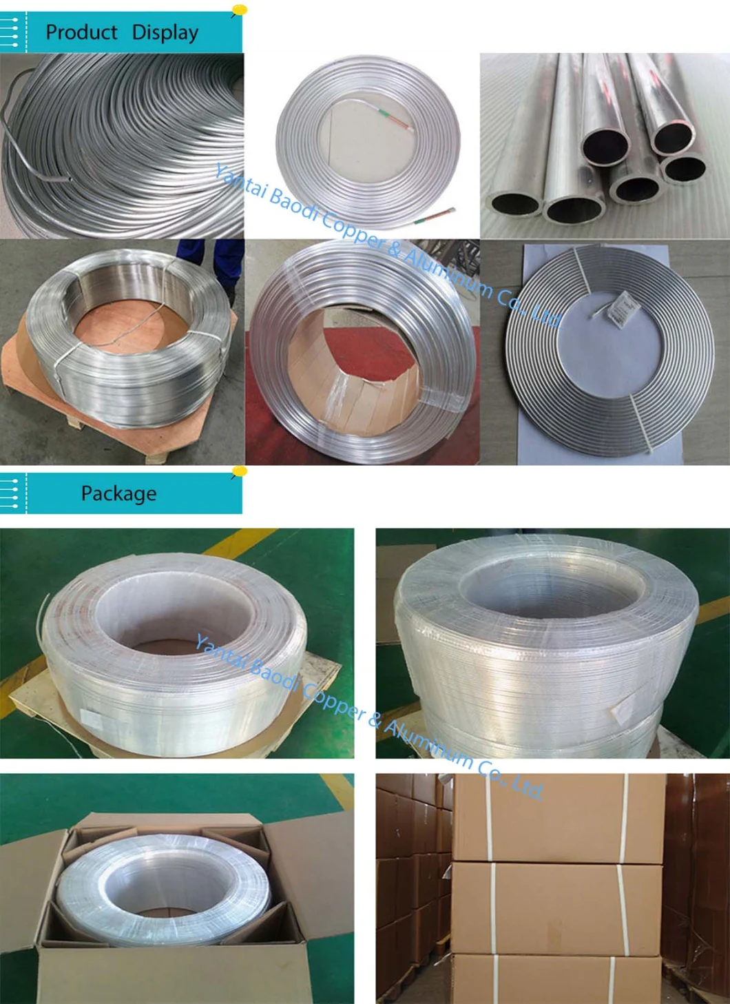 1100 H112 Aluminum Coil Tube for Composite Panel Outdoor Construction