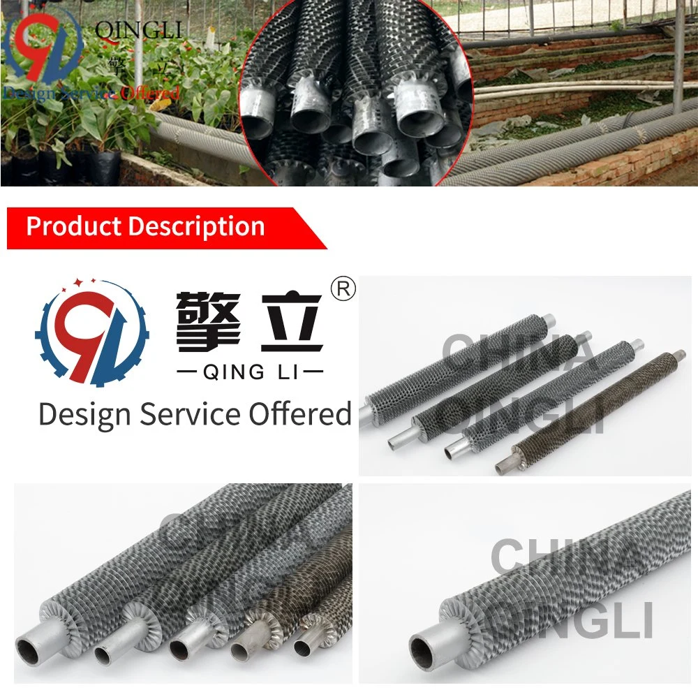 Spiral Copper Aluminum Extruded Finned Fin Tube for Heat Exchanger