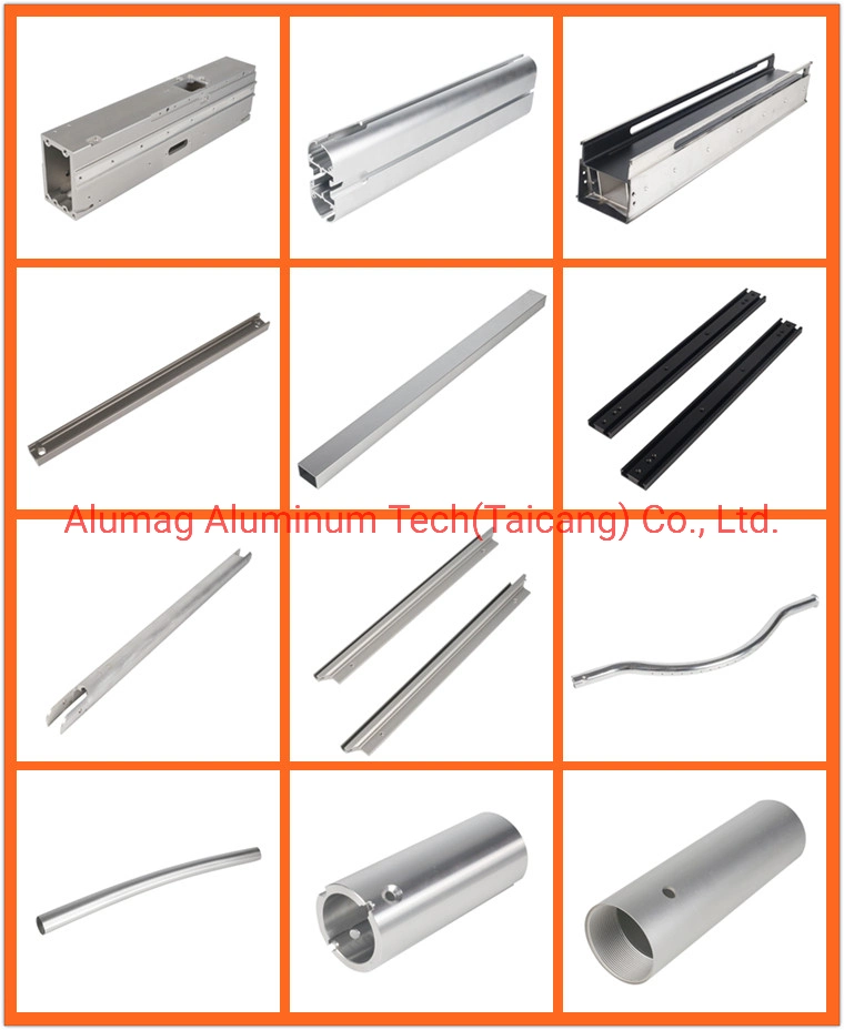 CNC Machining Anodized Aluminium Industrial Profile &amp; Aluminum Extrusion